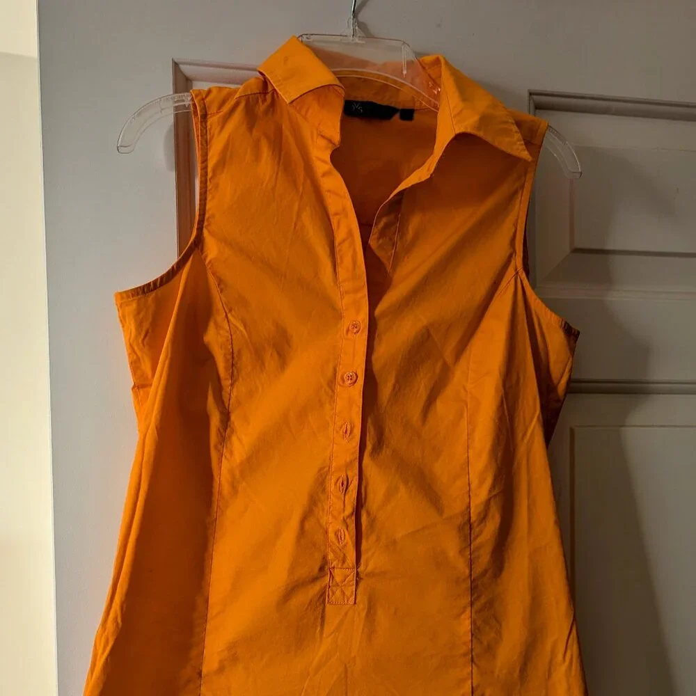 Sleeveless Camp Blouse size Small - Picture 2 of 7
